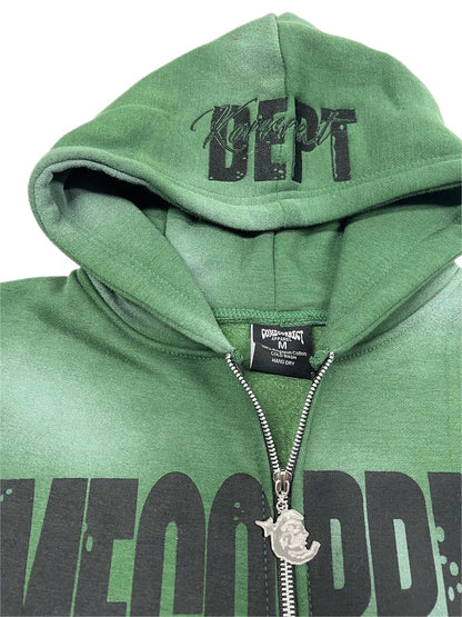 "GREEN FOREST" Zip UP