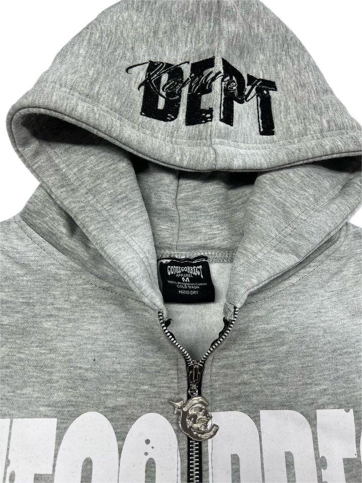 "COOL GREY" Zip UP