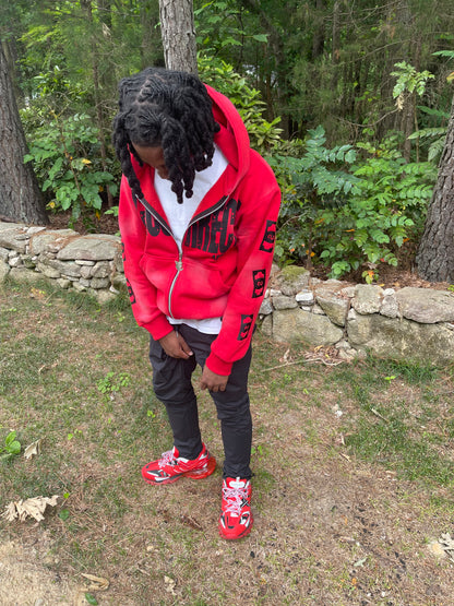 "RED FLARE" Zip UP